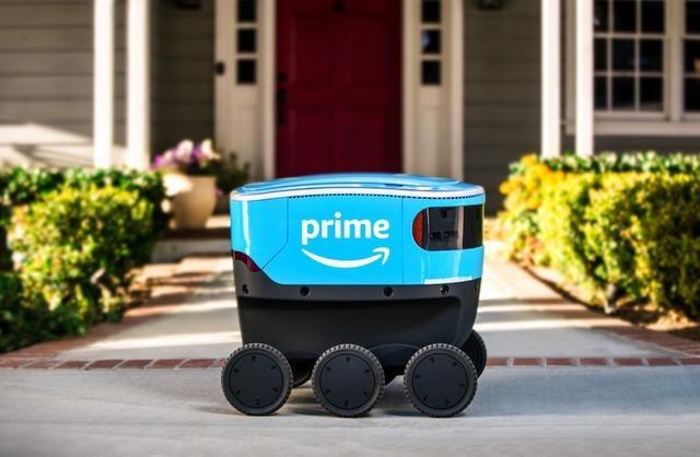 亚马逊的快递机器人Amazon Scout 亚马逊要用机器人取代快递兄弟！